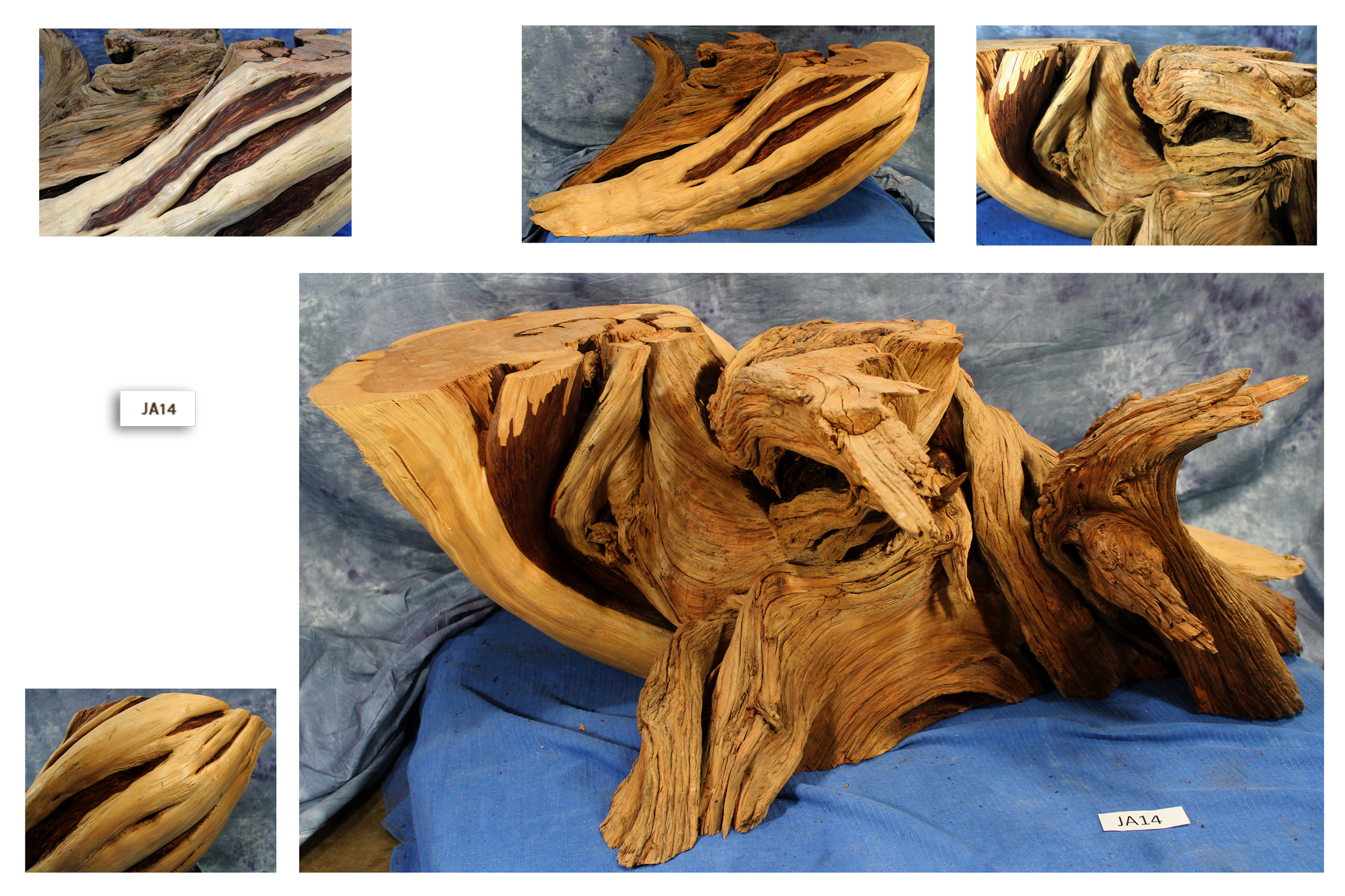 Oregon Juniper Wood Table Base JA14