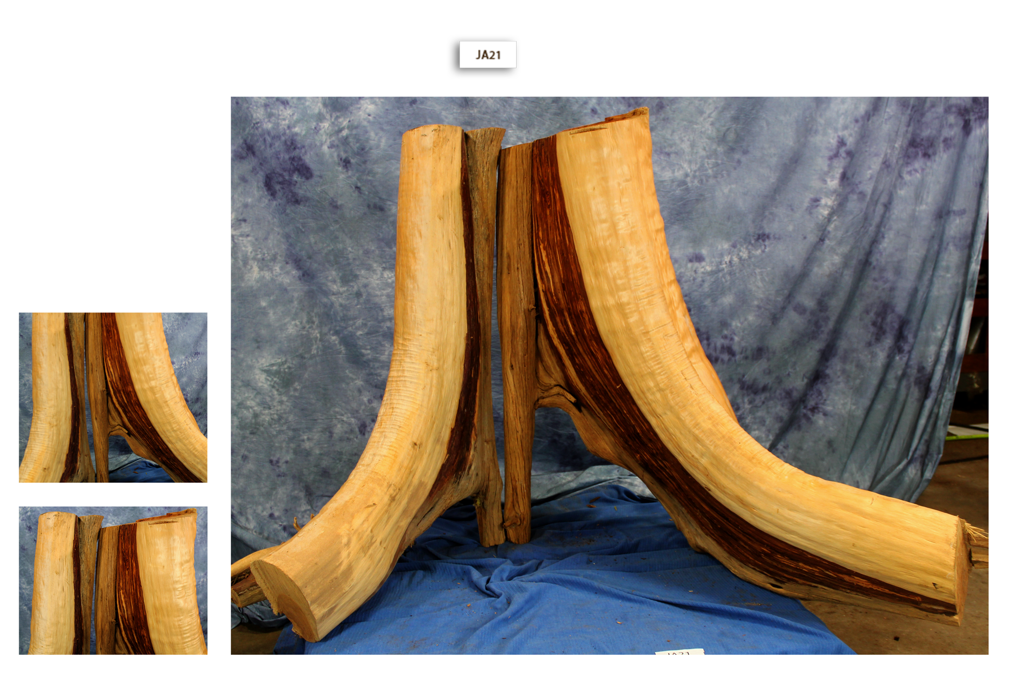 Oregon Juniper Wood Table Base JA21