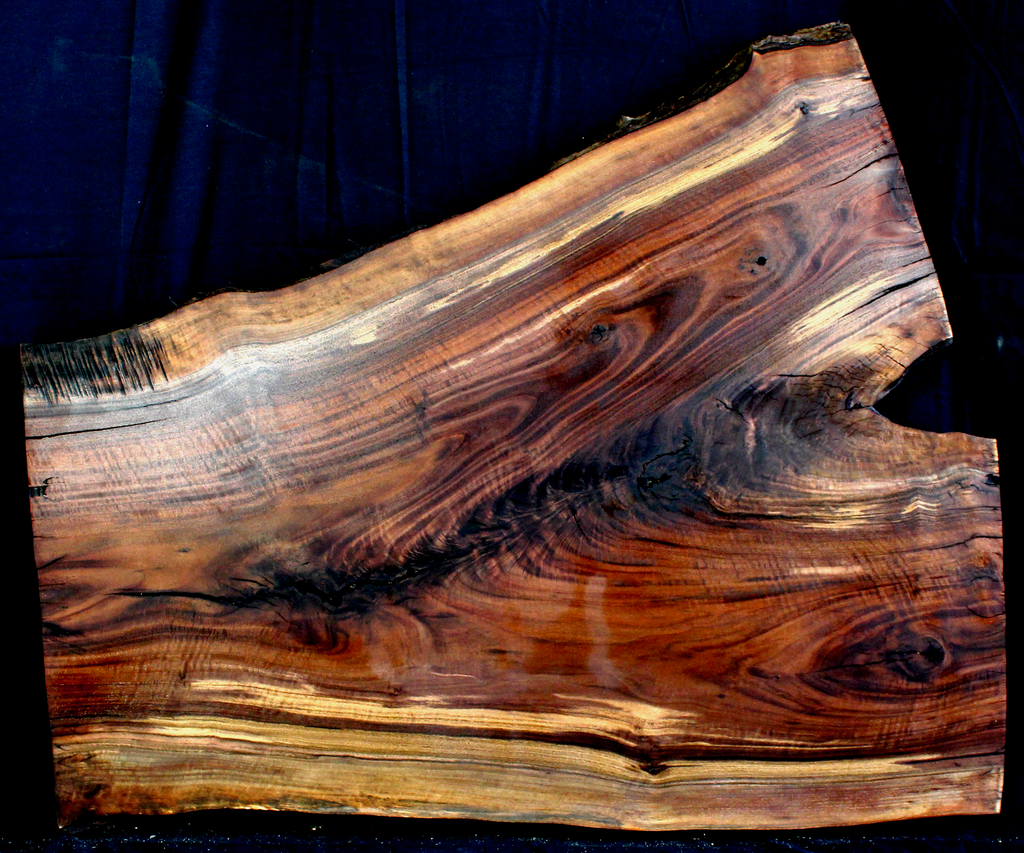 Claro Walnut Wood Crouch Slab Kiln Dried WA1033K