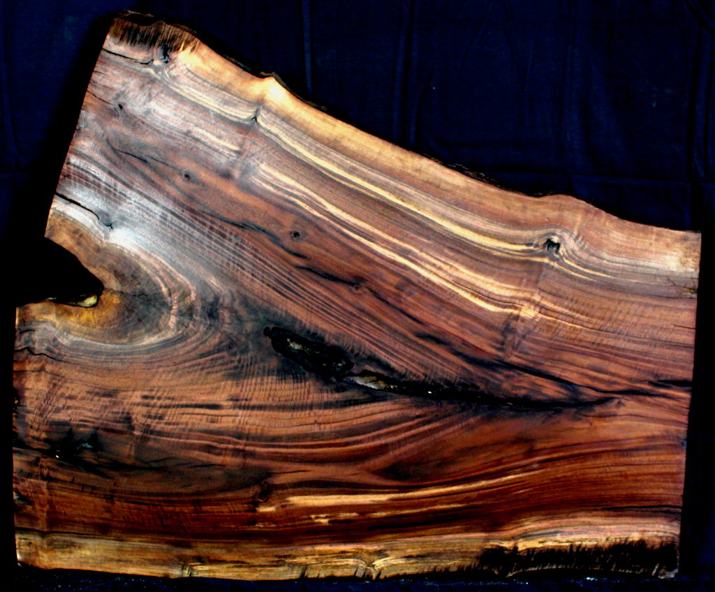 Claro Walnut Wood Crouch Slab Kiln Dried WA1033K